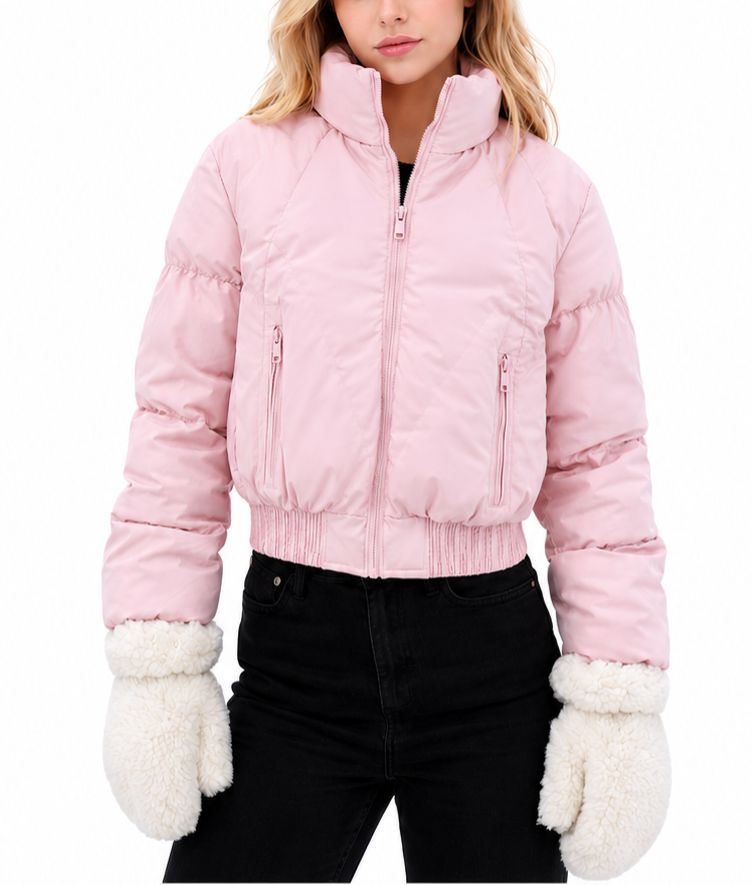 CAMPERA CORTA LISA (F8803)