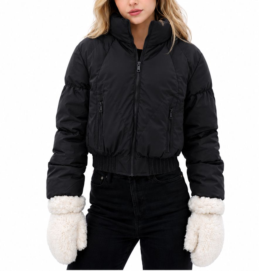CAMPERA CORTA LISA (F8803)