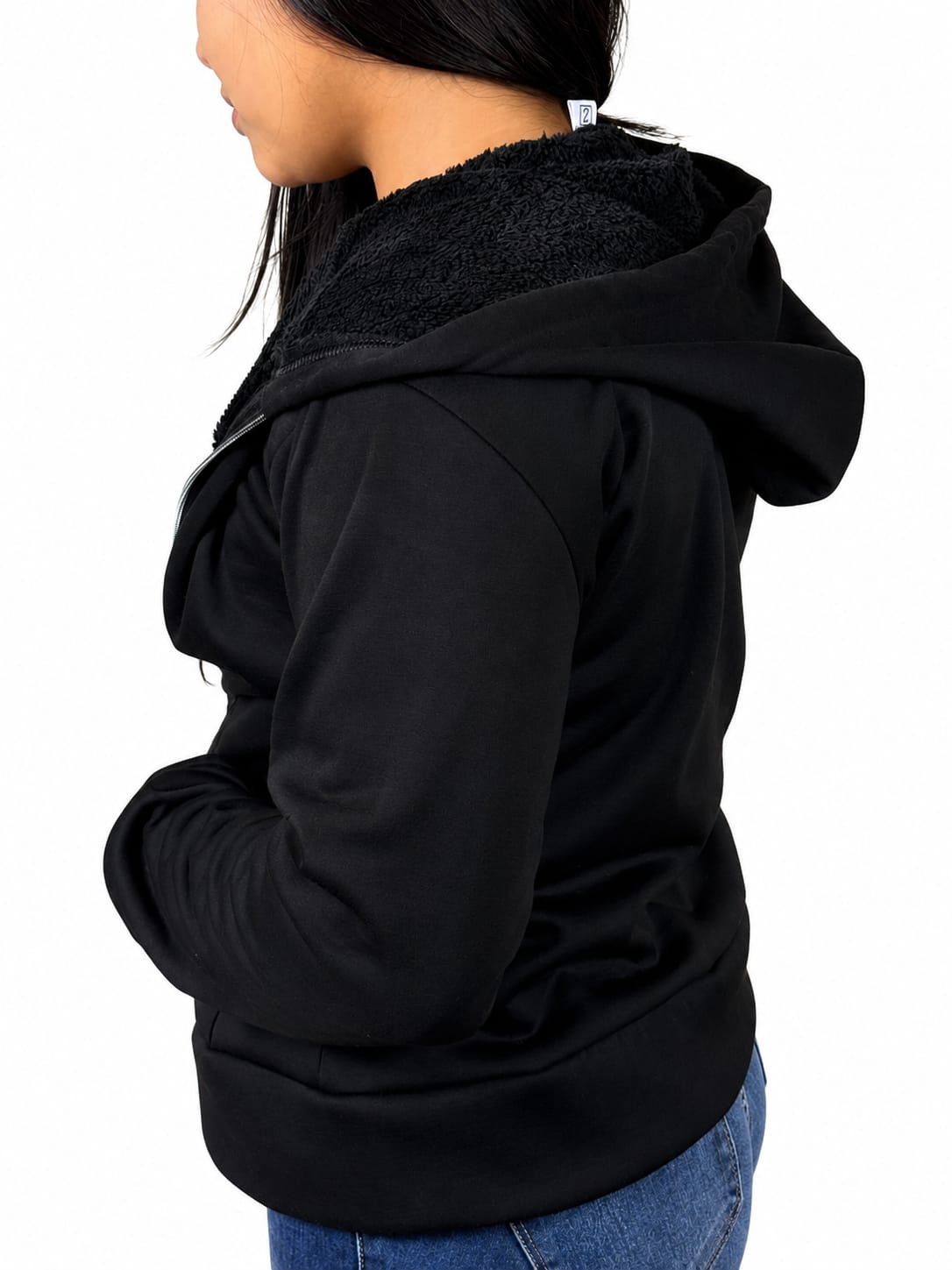 CAMPERA ALGODON CON PIEL 
